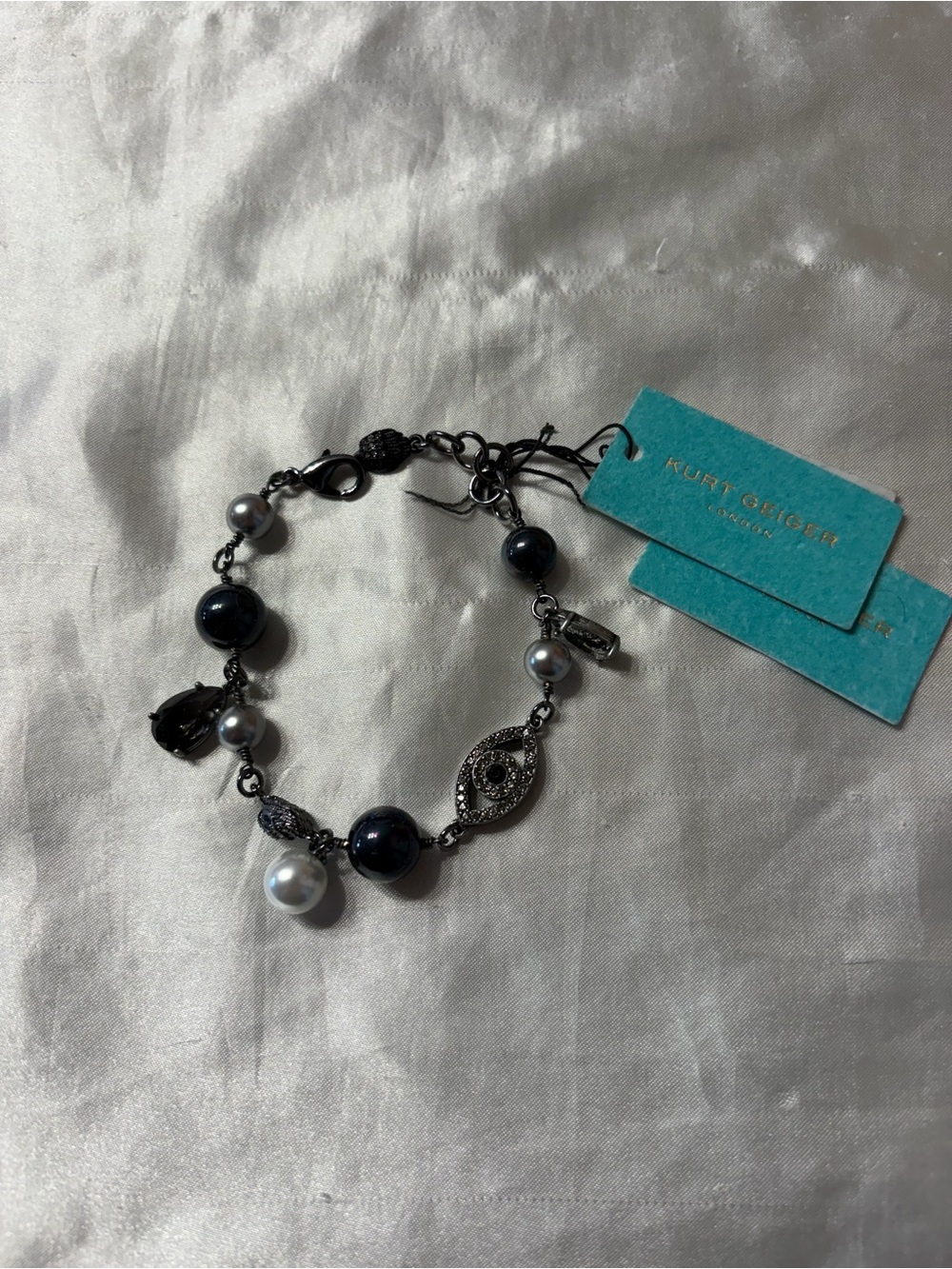 Kurt Geiger evil eye and crystal bracelet nwt